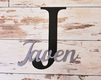 Baby room wooden wall decor / personalized nursery decor / wooden letters / baby name sign / kids room decor / baby shower gift / wood sign