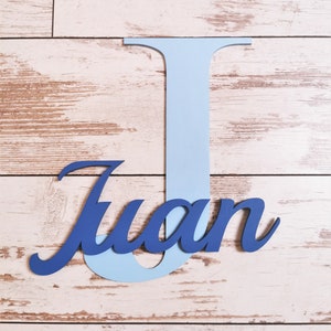Baby room wooden wall decor / personalized nursery decor / wooden letters / baby name sign / kids room decor / baby shower gift / wood sign