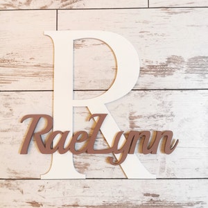Baby room wooden wall decor / personalized nursery decor / wooden letters / baby name sign / kids room decor / baby shower gift / wood sign