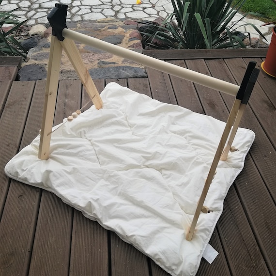 wooden baby activity center