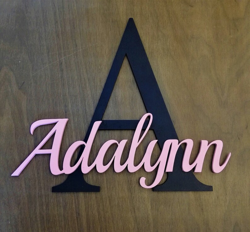 wooden letters for kids room