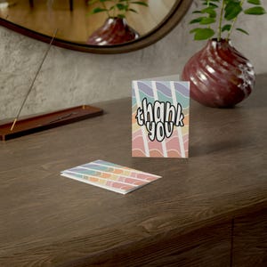 Jeu de cartes de remerciement - cartes de voeux, cartes de correspondance, papeterie, cartes de remerciements manuscrites, gros mots de remerciement, jeu de cartes