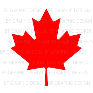 Ahornblatt Digital SVG, Schnitt Datei, svg, pdf, png, eps, dxf, Canada Day, Ahornblatt, Cricut, Cameo, Silhouette