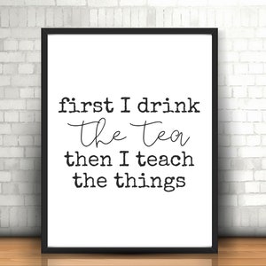 Farmhouse Teacher Tea Digital Download