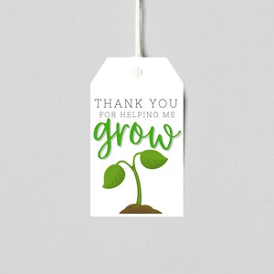 Daycare Provider Appreciation Tags | Teacher Thank You Tags | Printable ...