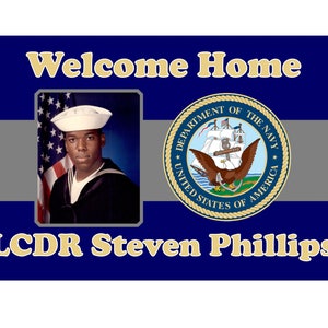 NAVY Congratulatory or Welcome Home Banner