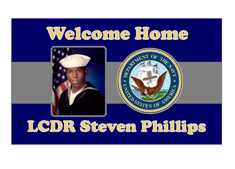 Congratulatory or Welcome Home NAVYGraduation Banner