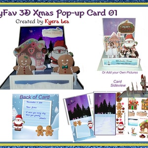 MyFav 3D Tarjeta de Navidad E01