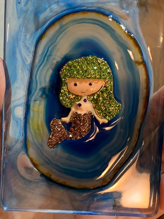 My Little Mermaid Pine Needle Basket Base Bottom