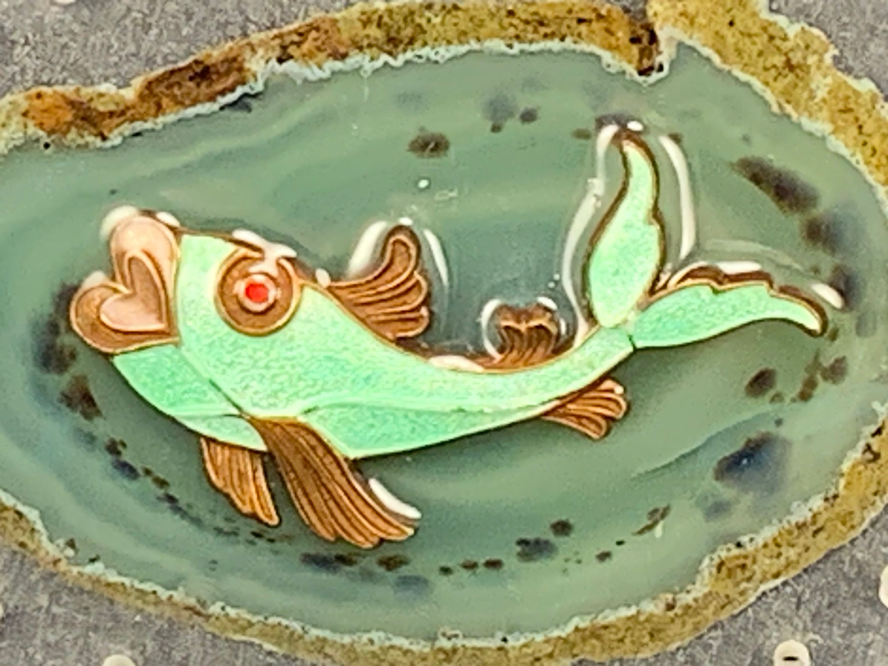 My Little Mermaid Pine Needle Basket Base Bottom