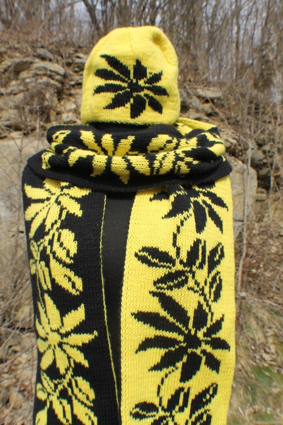 A Beautiful Set of Hand Double Knitted Reversible Scarf and a Hat,Gift for Her MUK LUKS Reversible Scarf, Hat, and Gloves 3-Piece Set - QVC.com main image 4