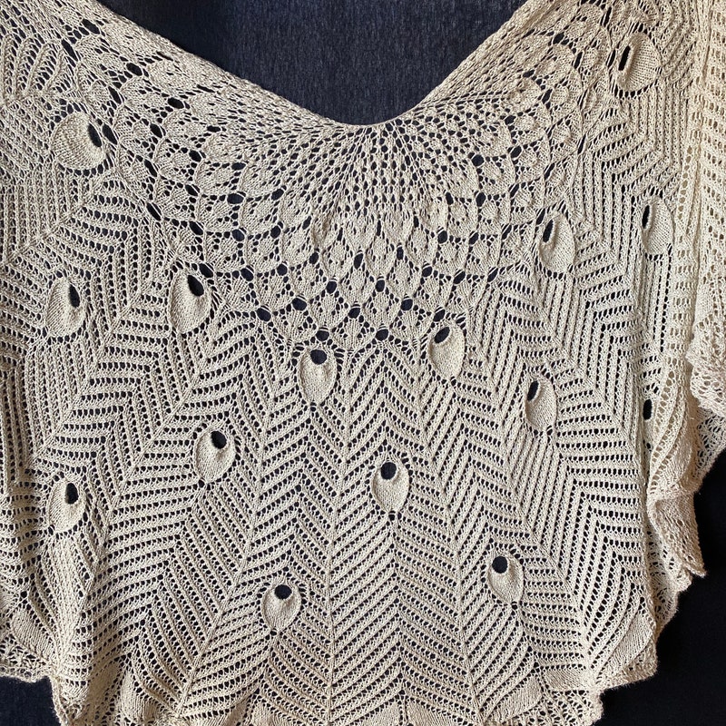 cotton lace shawl