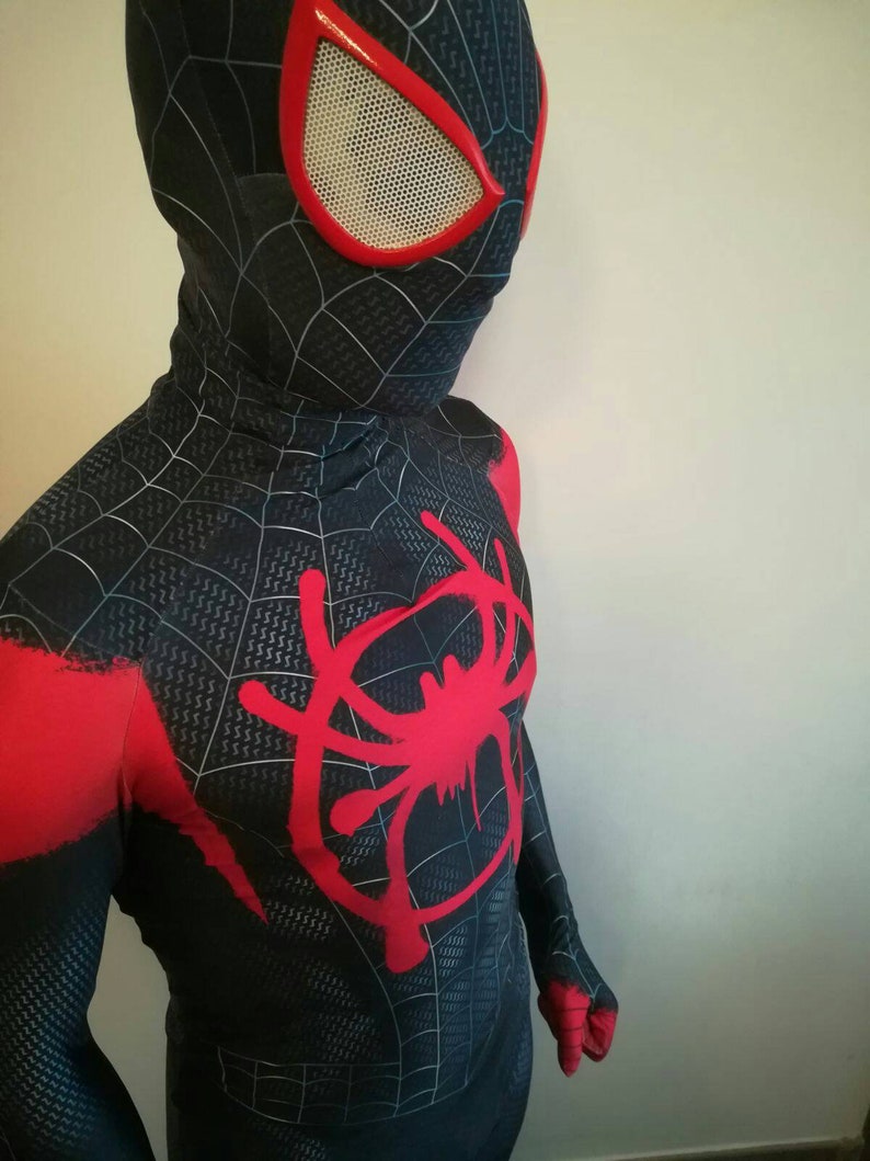 Replica costume SpiderMan Miles Morales '' Into the Etsy