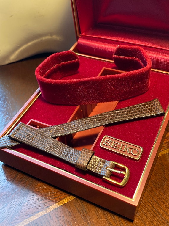 Genuine Seiko Brown Leather Ladies 12mm R Watch Band! Gem