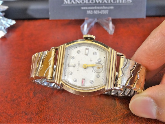 Vintage 1950s Benrus (Model CW 7-Jewels Movement)… - image 1