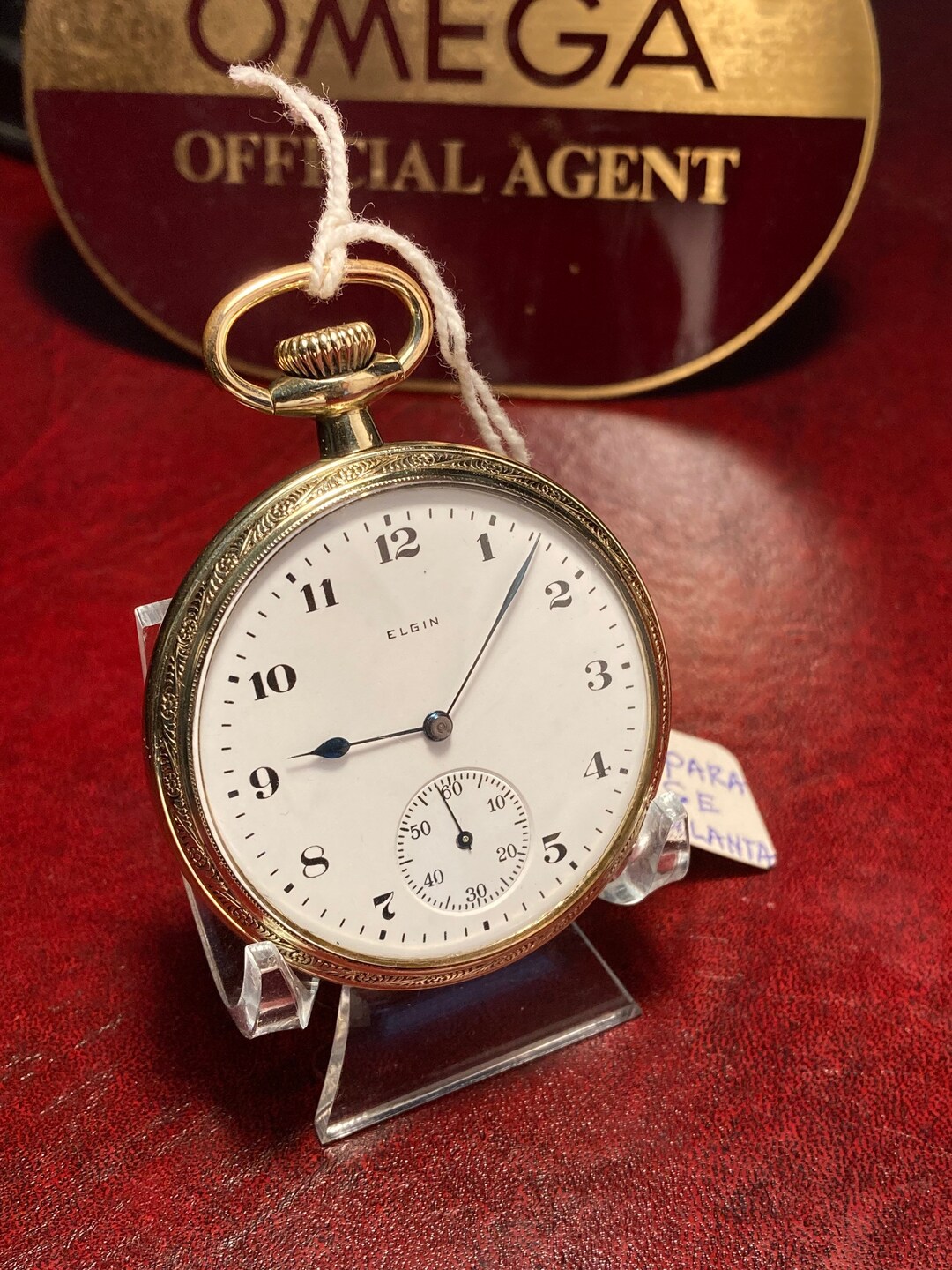 アンティーク 1922 エルジン ゴールドフィルド 7 ジュエル シリアル 