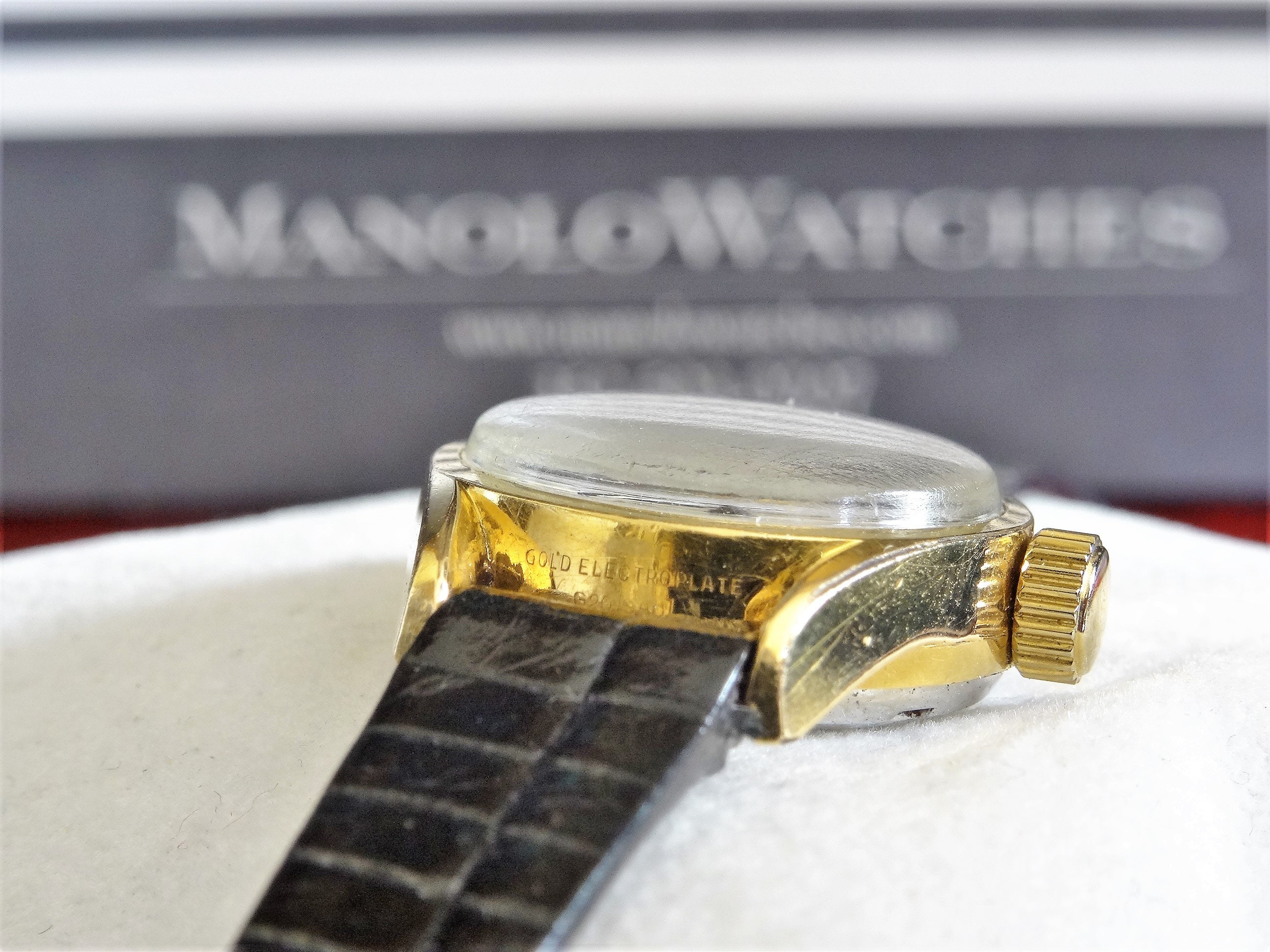 Zodiac 自動巻き腕時計 ゴールド ヴィンテージ ゾディアック 自動巻き ゴールド電気メッキ スイス製