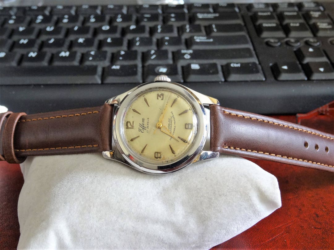 ヴィンテージ 1950 年代 Effem Roamer 防水 17 石 スイス製 メンズ