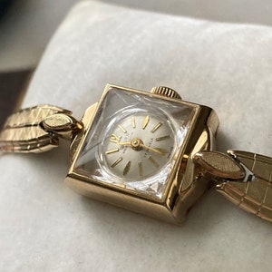 Vintage Gruen 17-Jewel Precision 10K Rolled Gold Plate Winding Swiss Ladies Watch w/ a USA JB Gold Filled Top Bracelet