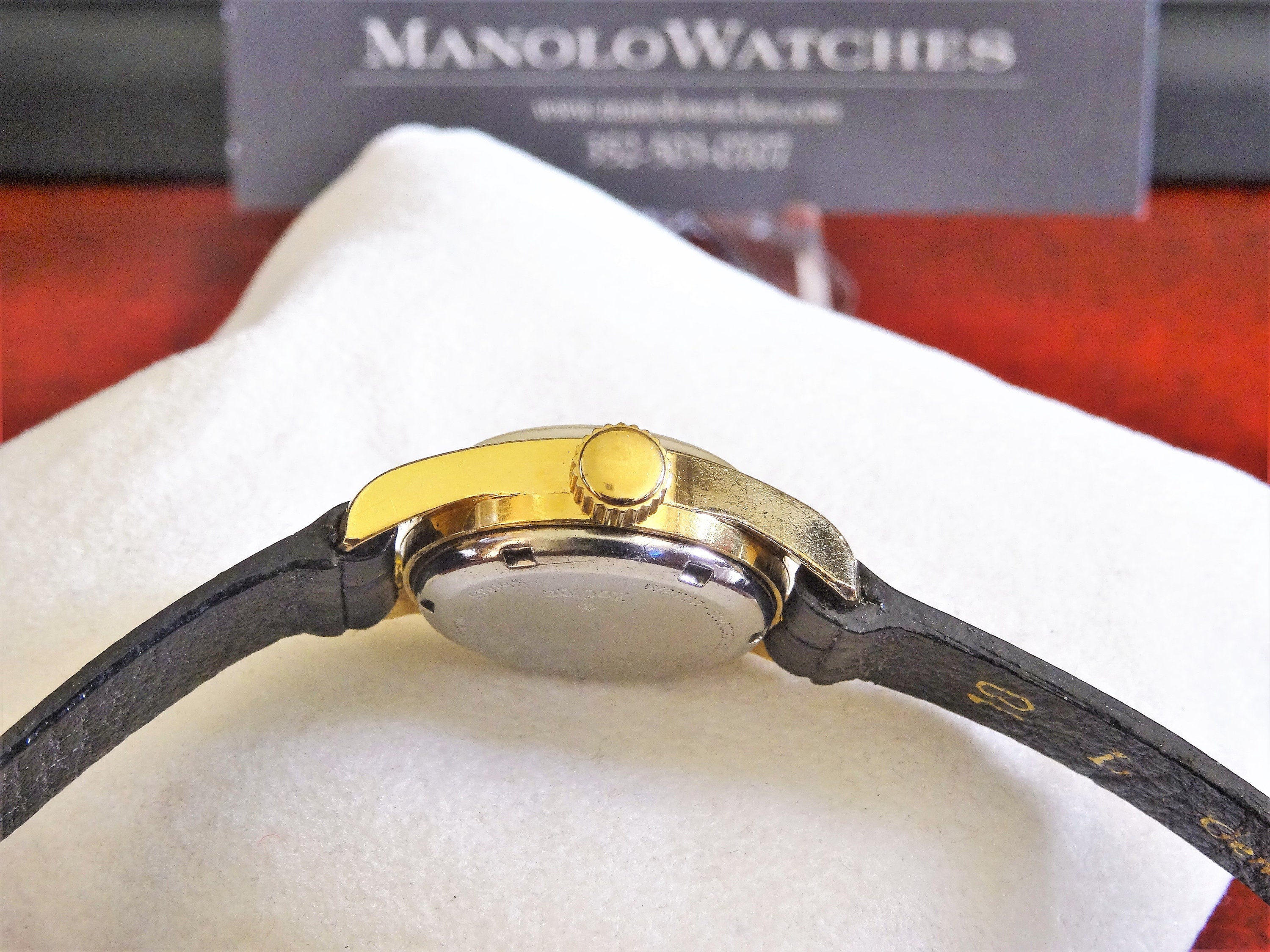 ヴィンテージ ゾディアック 自動巻き ゴールド電気メッキ スイス製