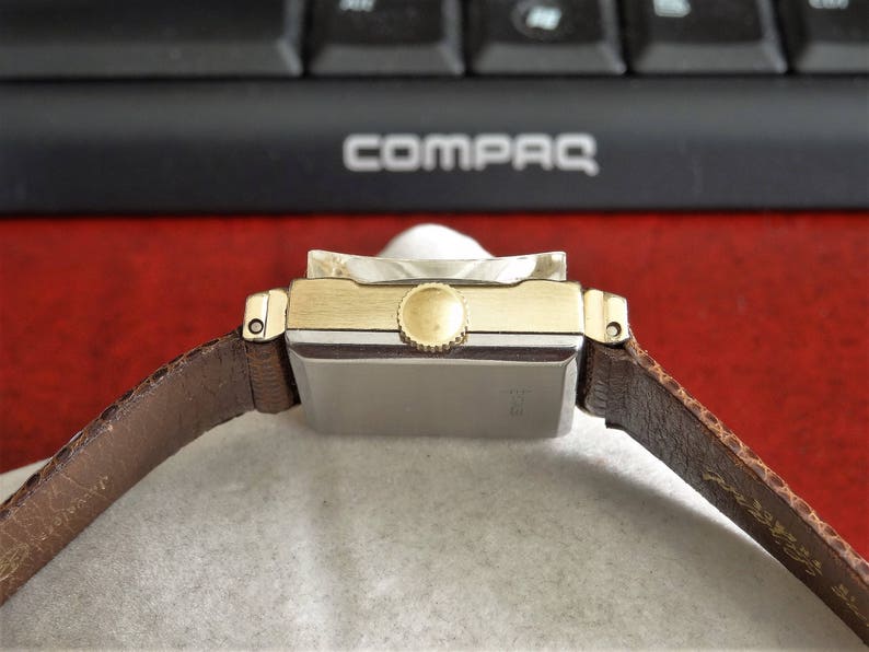 Vintage Rodania Gold Tone 17jewels Ladies Watch W/ 16mm Etsy