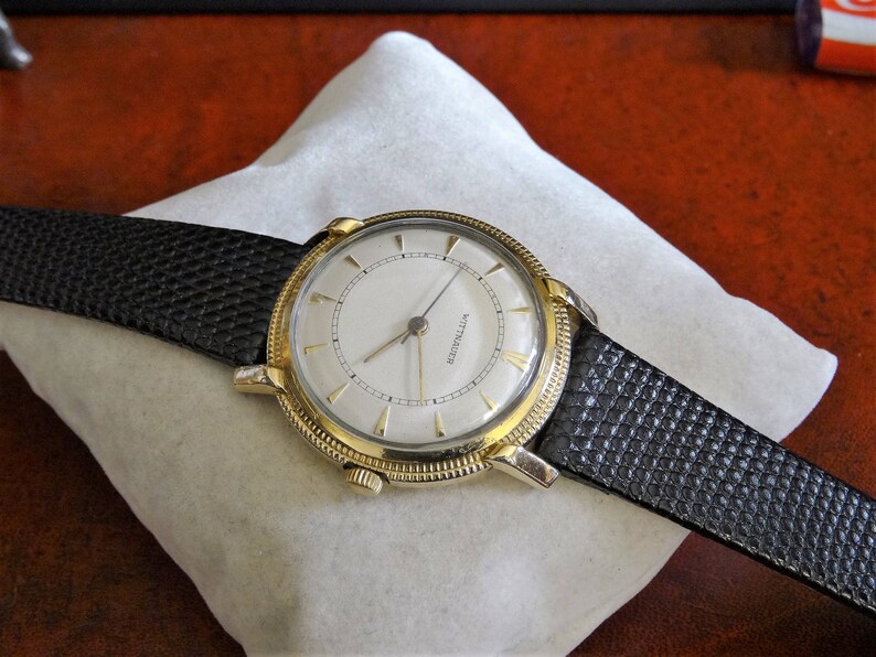 wittnauer watch 10k gold filled bezel