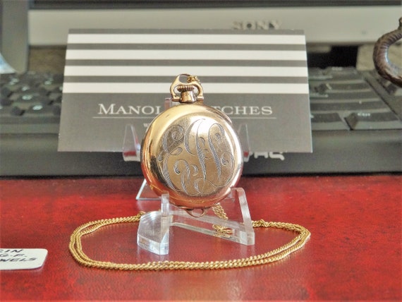 Antique 1916 Elgin Gold Filled 7-J Model 2 Serial… - image 2