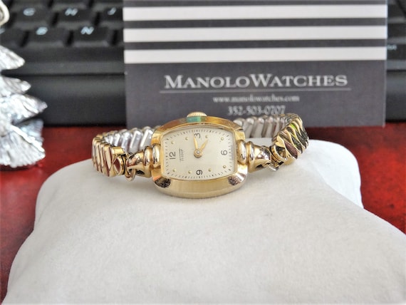 Vintage Tissot Gold Filled Hand Winding 15-jewels Ladies  display picture 3