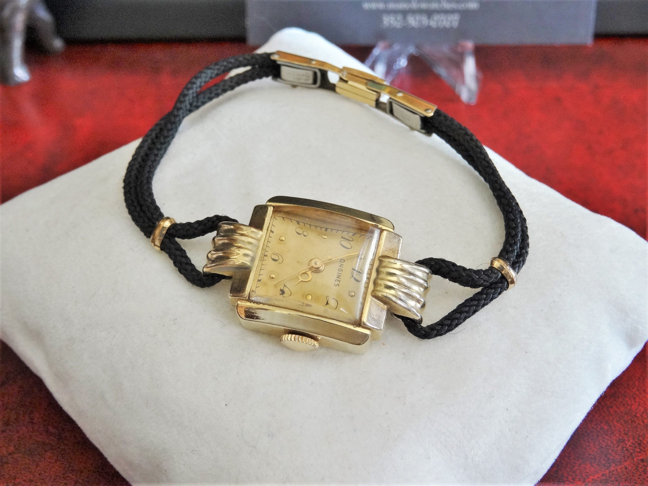 Vintage Longines 14K Gold Filled Hand Winding Ladies Watch W 