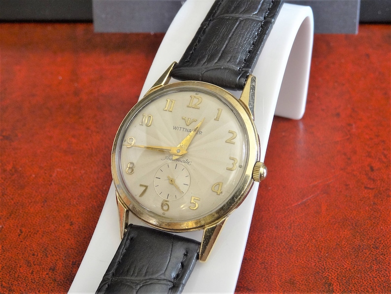 wittnauer watch 10k gold filled bezel