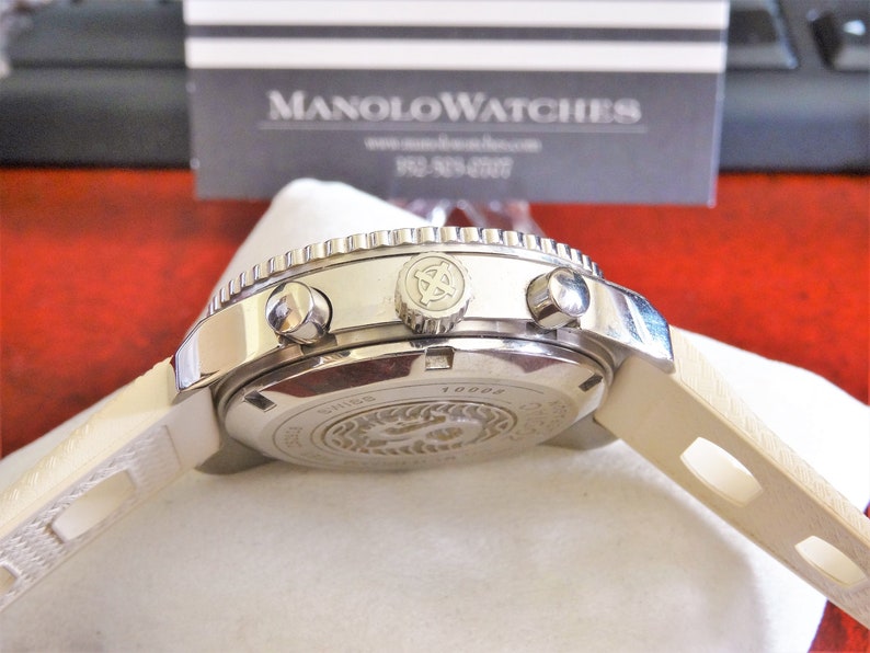 Zodiac Seadragon Swiss Tachymeter W.R. 100M Men's Watch W/ 20mm