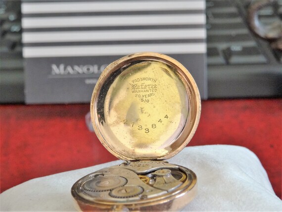 Antique 1916 Elgin Gold Filled 7-J Model 2 Serial… - image 9