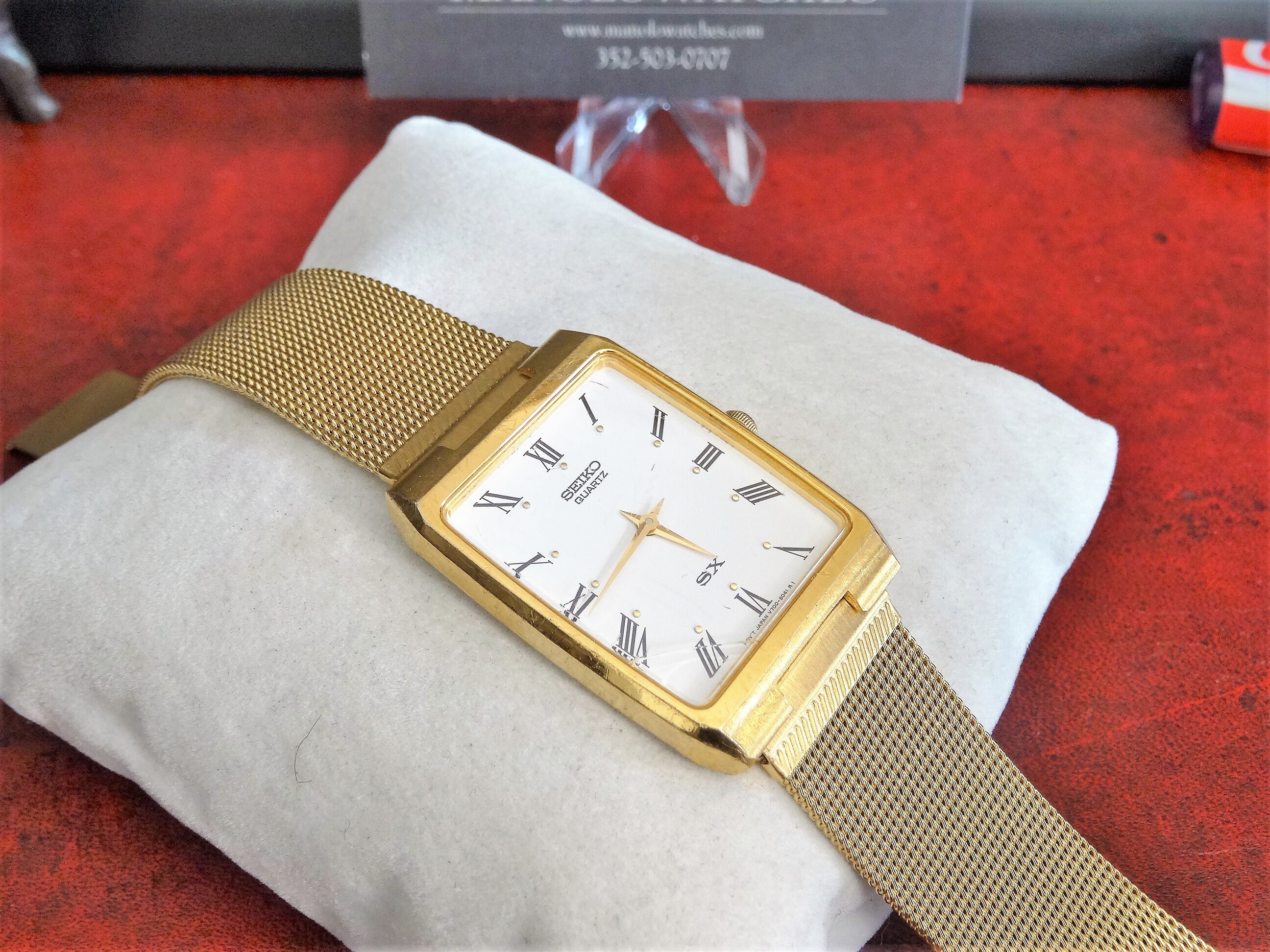 Retro 1991 Seiko Quartz SX Gold Tone Roman Dial Mens Watch W/ - Etsy