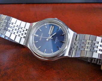 Vtg 1975 Seiko 3003 Water Resistant Quartz Mens Watch W/ 20mm - Etsy