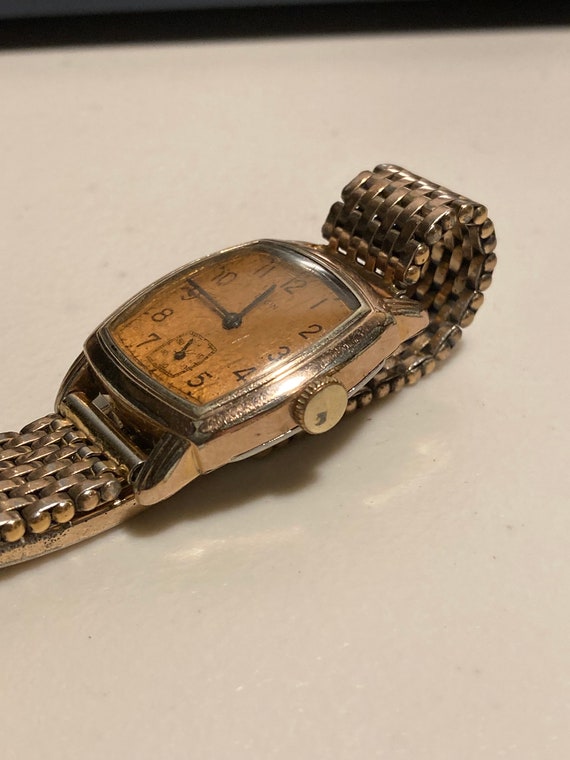 ヴィンテージ 1944 エルジン ローズゴールドフィルド ウォッチ、15石 