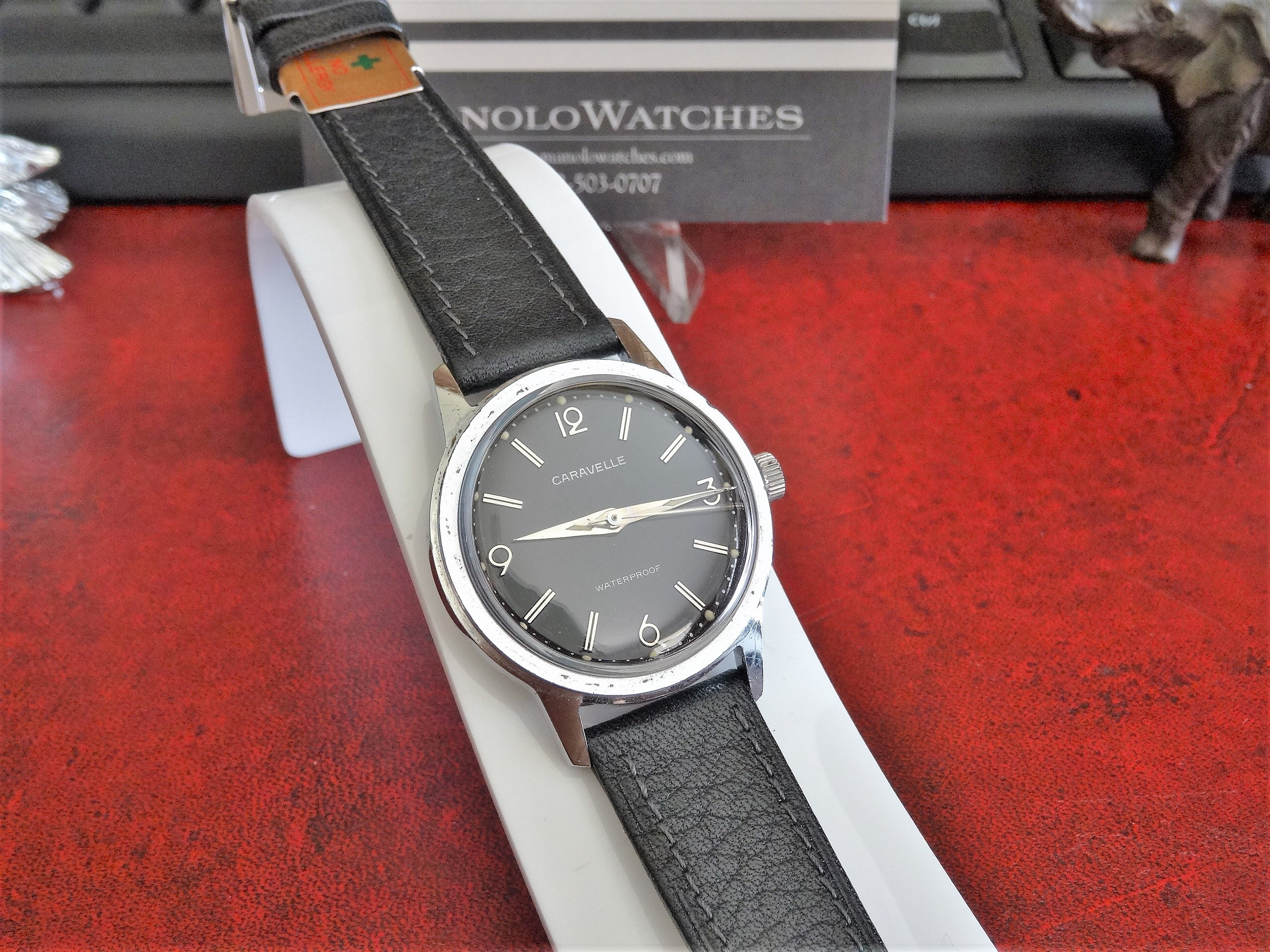 Vtg 1962 Caravelle Waterproof Hand Winding Men s Watch W 16mm