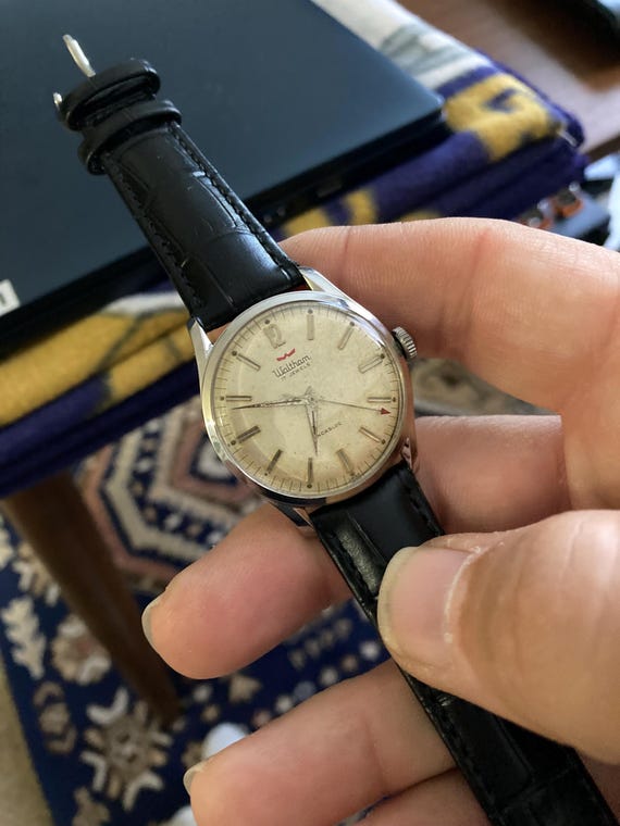 Vintage 1960s Waltham Waterproof 17-jewels Incabloc Swiss Men's