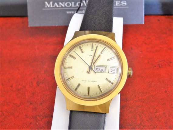 Vintage Timex Great Britian 18mm Manual Wind Watch Gold Plated set 2 DSC_12592.jpg main image 4
