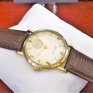 Vintage 1956 Bulova 10K Rolled Gold Plate Men's Watch W/ - Etsy