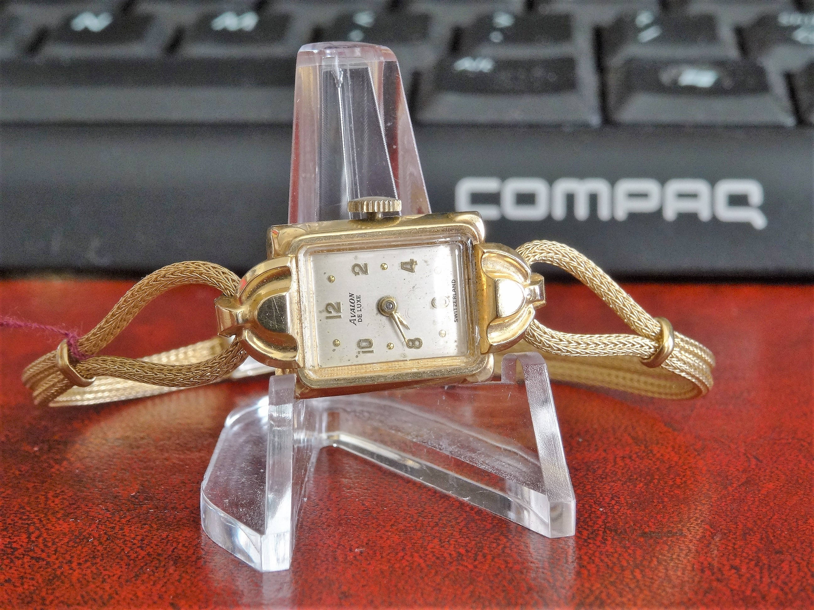 Vintage Avalon 14K Solid Gold Ladies Watch With Rope Band - Etsy