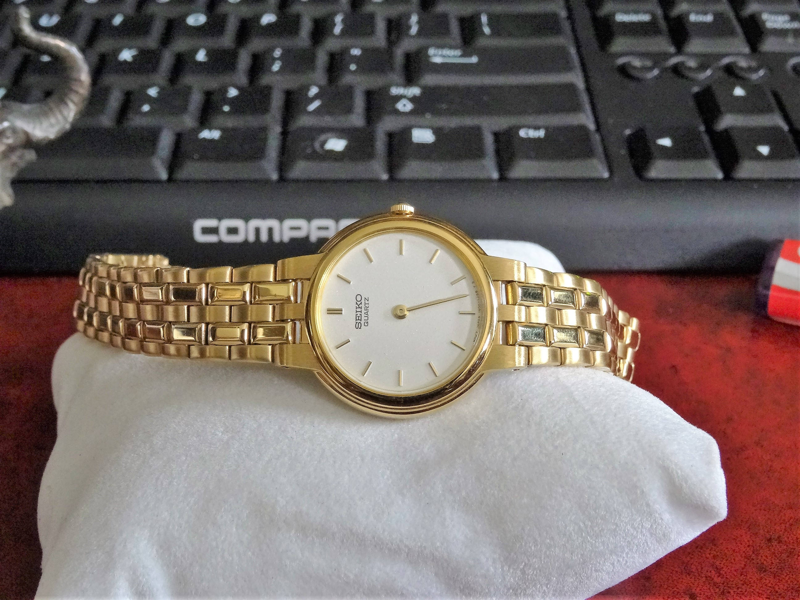 Retro Seiko Gold Tone Water Resistant Quartz Ladies Watch W/ - Etsy