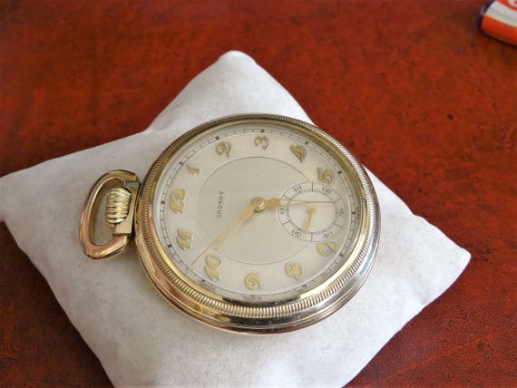Vintage Crosby 10K laminati oro piastra 17-gioielli orologio | Etsy Italia