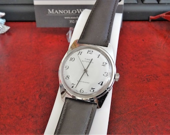 1978 年製ヴィンテージ Timex Viscount Automatic W.R. メンズ腕時計