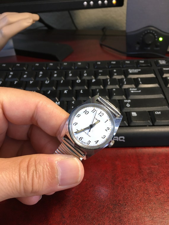 Vtg 1978 Timex Marlin Mechanical Wind Watch w/ 18… - image 5