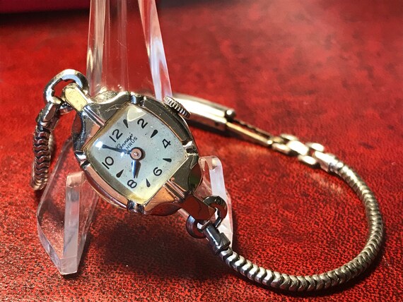 Montre Bracelet Benrus Mizpah étui 10k RGP - Montre Homme Vintage, Occasion