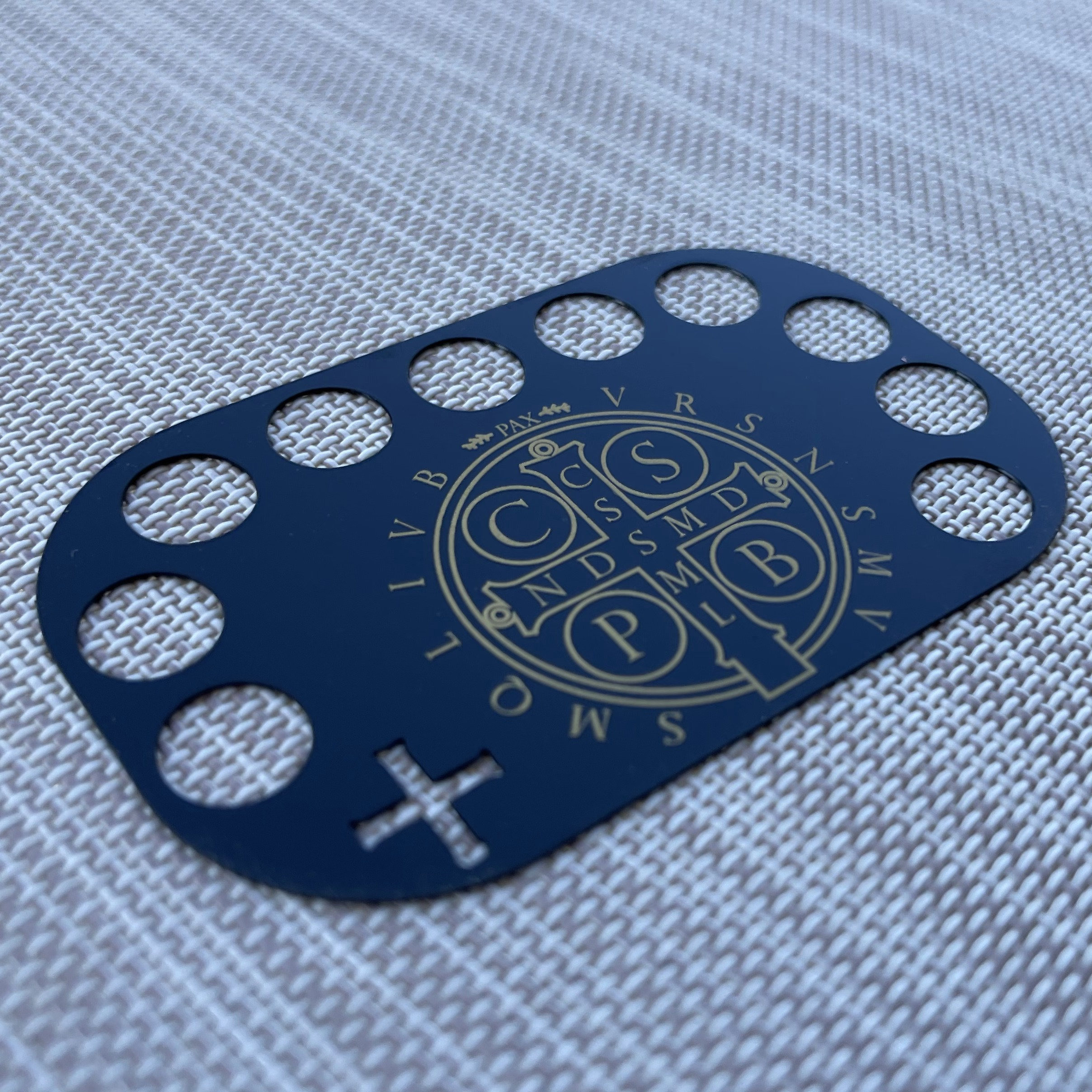 The Wallet Rosary - St. Benedict medal