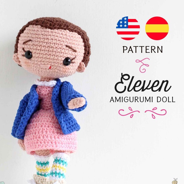 Eleven  Insipired Amigurumi Pattern • Lulu Loop