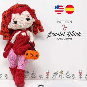 Scarlet Witch Inspired Amigurumi Crochet Pattern • Lululoop