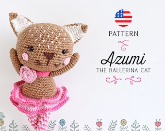 Azumi La Gatita Bailarina Patrón  Amigurumi • Lululoop