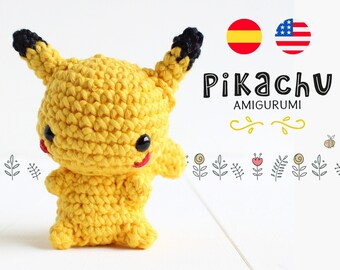 Pikachu Patrón  Amigurumi • Lululoop